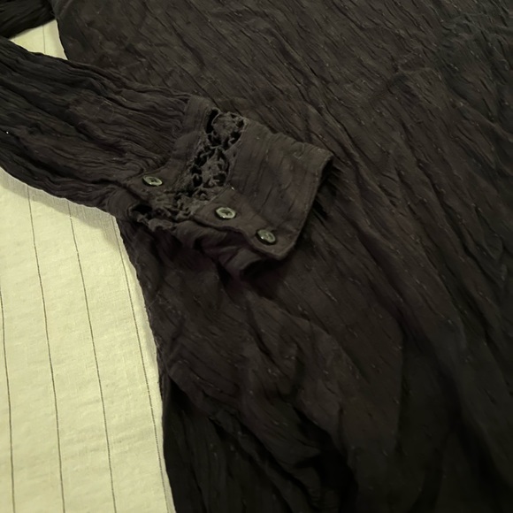 Free People black blouse, size small - Picture 2 of 3